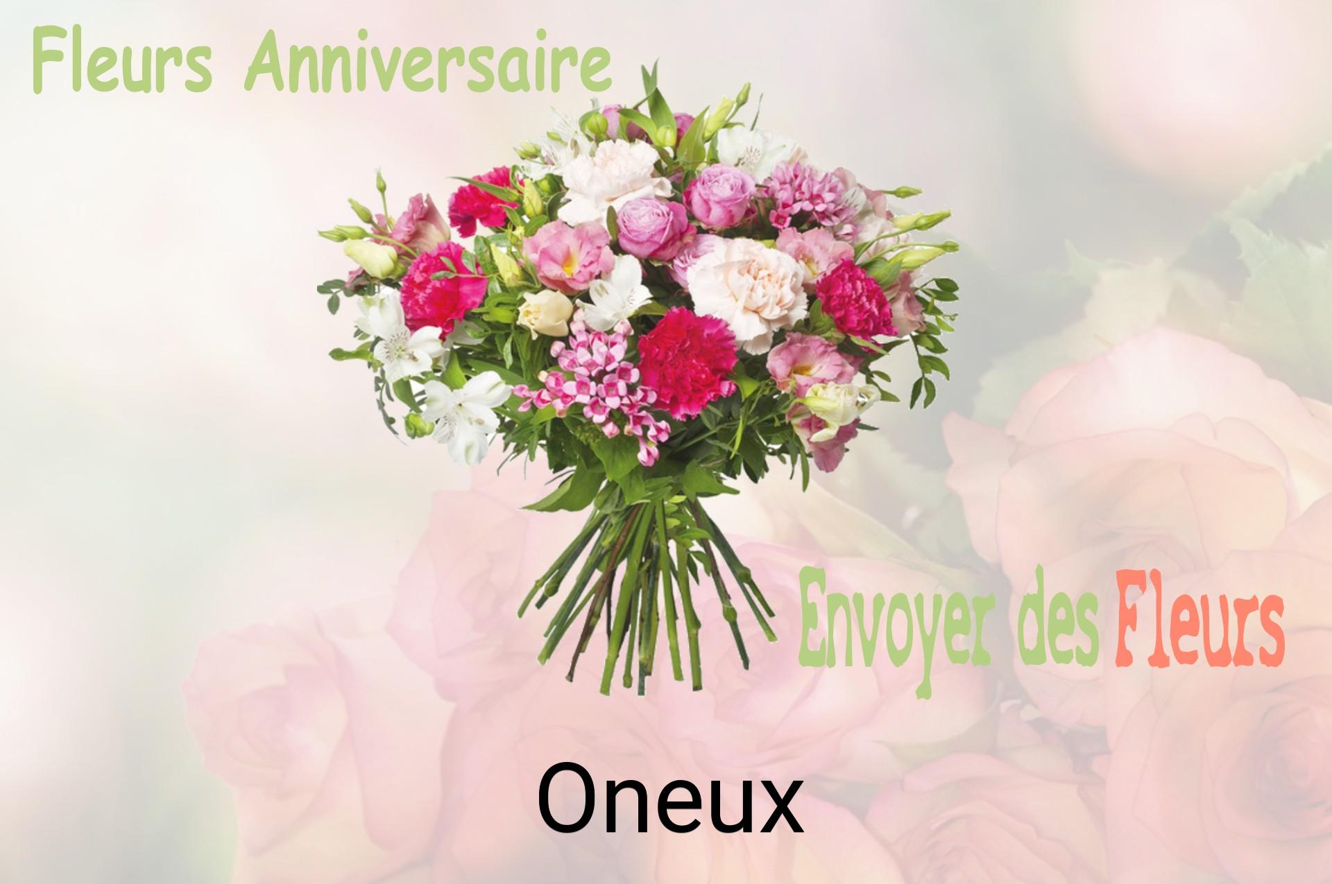 Bouquet de fleurs d’anniversaire livré à Oneux