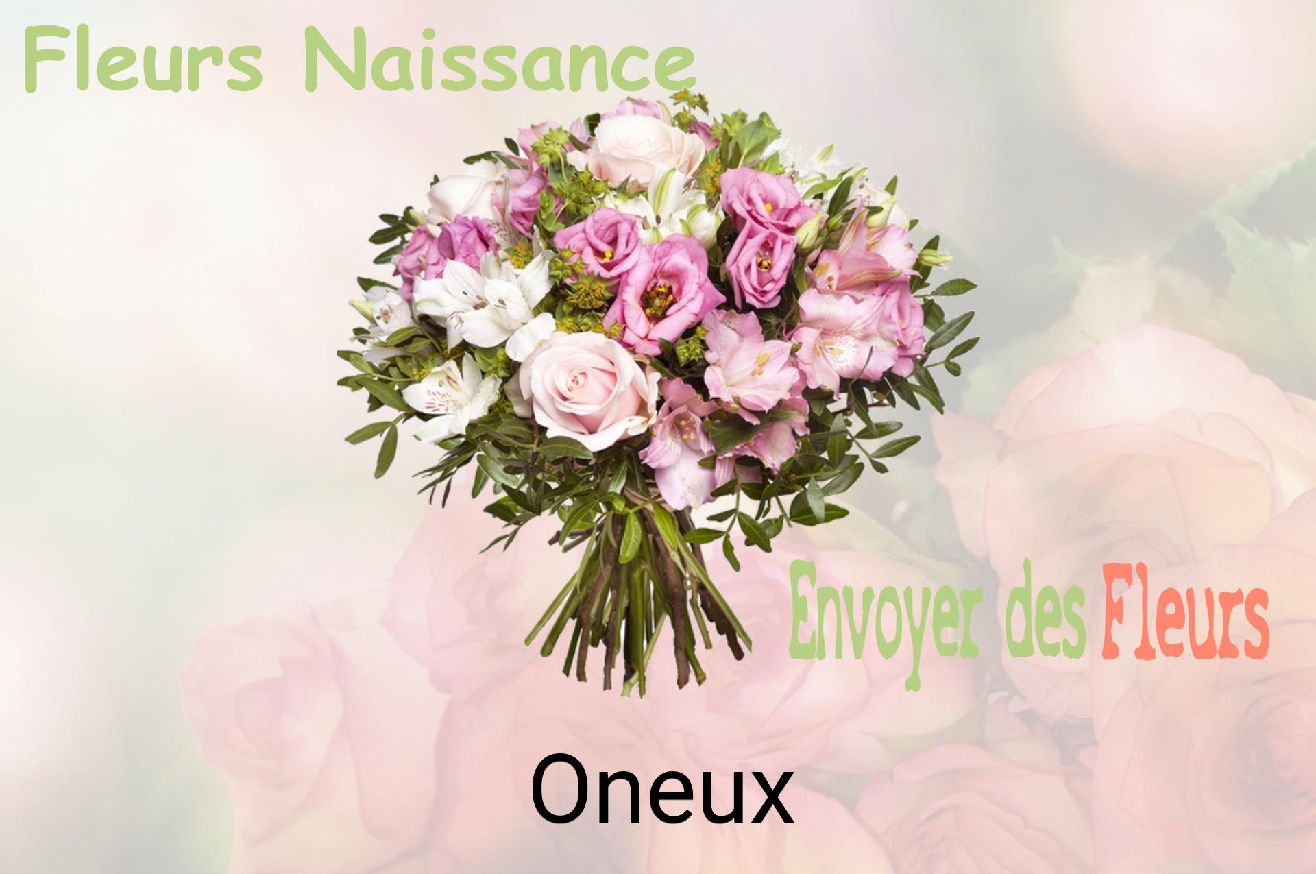 Bouquet de fleurs de naissance livré à Oneux